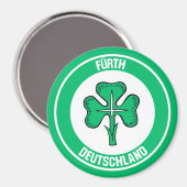 Aimant Emblème rond du Fürth (Recto/Verso)