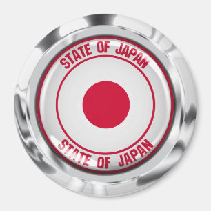 Aimant Emblème rond du Japon