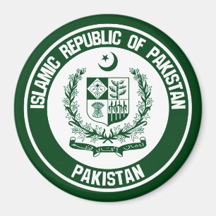Aimant Emblème rond du Pakistan