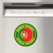 Aimant Emblème rond du Portugal (In Situ (Lave-vaisselle))