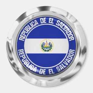 Aimant Emblème rond du Salvador