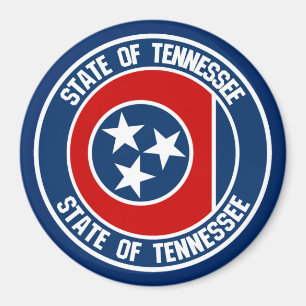 Aimant Emblème rond du Tennessee