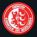 Aimant Emblème rond Eindhoven<br><div class="desc">Emblème rond Eindhoven</div>