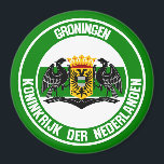 Aimant Emblème rond Groningue<br><div class="desc">Emblème rond Groningue</div>