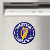 Aimant Emblème rond irlandais (In Situ (Lave-vaisselle))