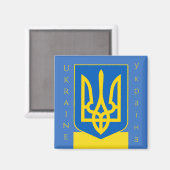 aimant emblème ukrainien (Recto/Verso)