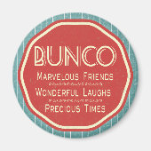Aimant Emblème Vintage Bunco (Devant)