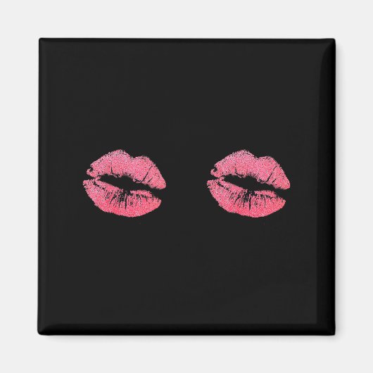 Aimant Embrasse Mes Lèvres Graphique De La Saint-Valentin (Devant)