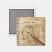 Aimant Embrasser l'aimant (Recto/Verso)