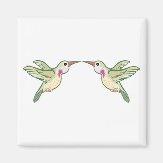 Aimant Embrasser les colibris (Devant)