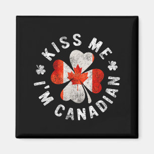 Aimant Embrassez-moi, je suis canadien Saint-Patrick Cana