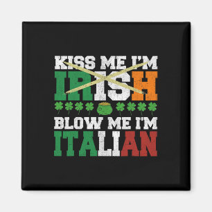 Aimant Embrassez-moi, je suis Irlandais, soufflez-moi, je