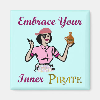 Aimant Embrassez votre pirate intérieur