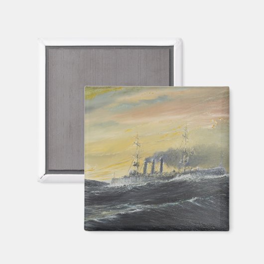 Aimant Emden surfe les vagues Océan Indien 1914 2011 (Recto/Verso)