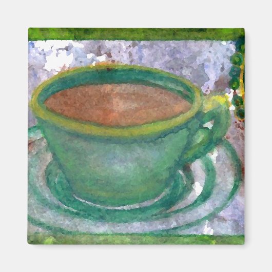 Aimant Emerald Coffee CricketDiane Coffee Art (Devant)