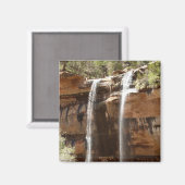Aimant Emerald Pool Falls IV du parc national de Zion (Recto/Verso)