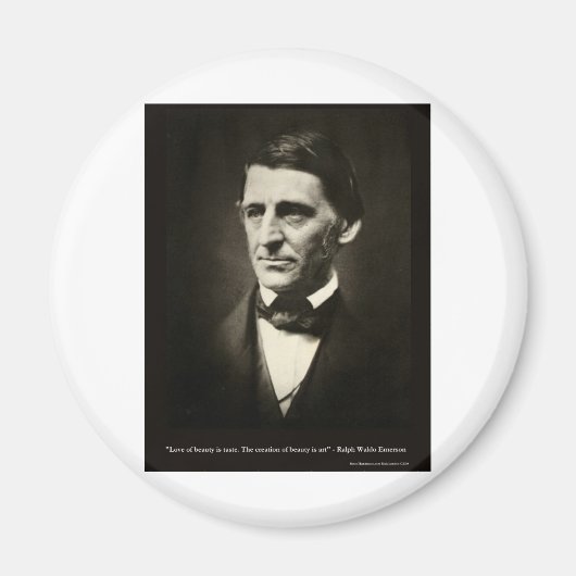 Aimant Emerson Love Of Beauty Is Taste Love Citations Cad (Devant)