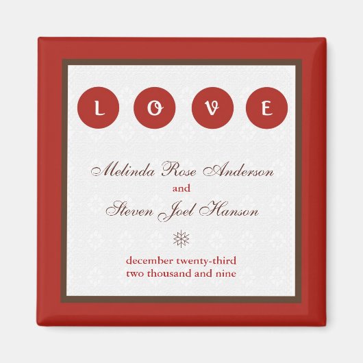 Aimant Émettre l'aimant de date (Devant)