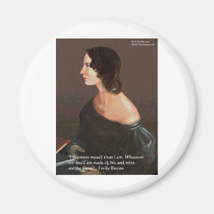 Aimant Emily Brontë "Âmes semblables" Cadeaux et Cartes d