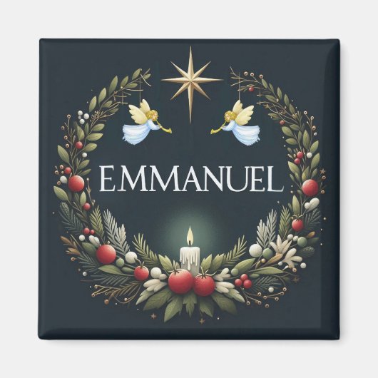 Aimant Emmanuel Christmas angels (Devant)