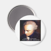 Aimant Emmanuel Kant Science Vs Citation De Connaissances (Recto/Verso)