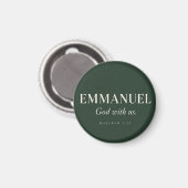 Aimant EMMANUEL | Matthieu 1:23 | Noël (Recto/Verso)