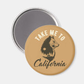 Aimant Emmène-moi en Californie (Recto/Verso)