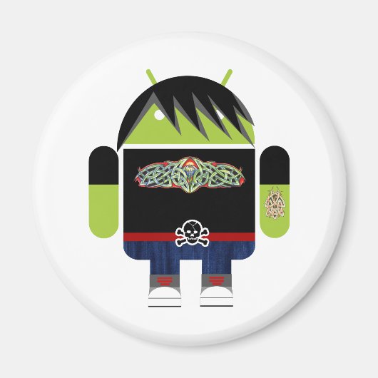 Aimant Emo Andy l'Android (Devant)