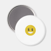 Aimant emoji à l'œil de l'argent (Recto/Verso)