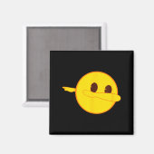 Aimant Emoji Dab Dabbing Yellow Smile Face (Recto/Verso)