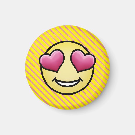 Aimant Emoji d'amour (Devant)