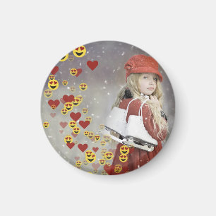 Aimant Emoji de cœur