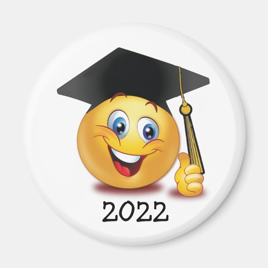 Aimant Emoji de Remise de Diplôme (Devant)