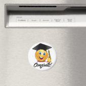 Aimant Emoji de Remise de Diplôme (In Situ (Lave-vaisselle))