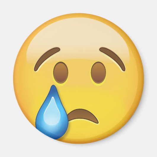 Aimant Emoji Face Pleurer (Devant)