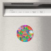 Aimant emoji joyeux pod'anniversaire (In Situ (Lave-vaisselle))