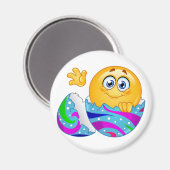 Aimant Emoji oeuf de Pâques (Recto/Verso)