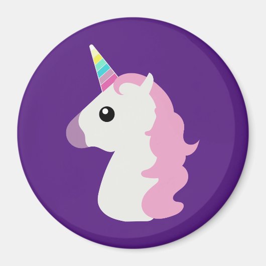Aimant Emoji Unicorn (Devant)