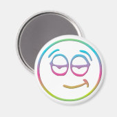 Aimant Emoticon " Chillin " (Recto/Verso)