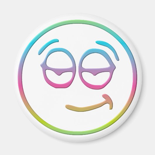 Aimant Emoticon " Chillin " (Devant)