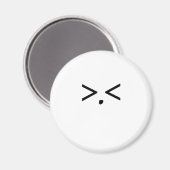 Aimant Emoticon : Frustration (Recto/Verso)