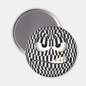 Aimant Émoticône face en colère (Recto/Verso)