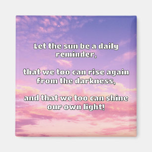 Aimant Empath Shine Positive Encouragement Citation
