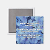 Aimant Empath Shine Positive Encouragement Citation (Recto/Verso)