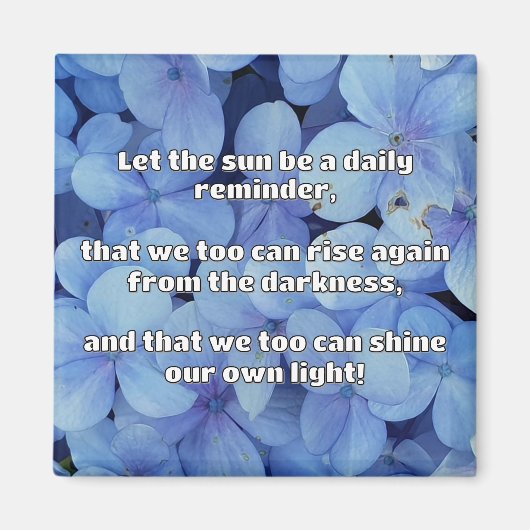 Aimant Empath Shine Positive Encouragement Citation (Devant)