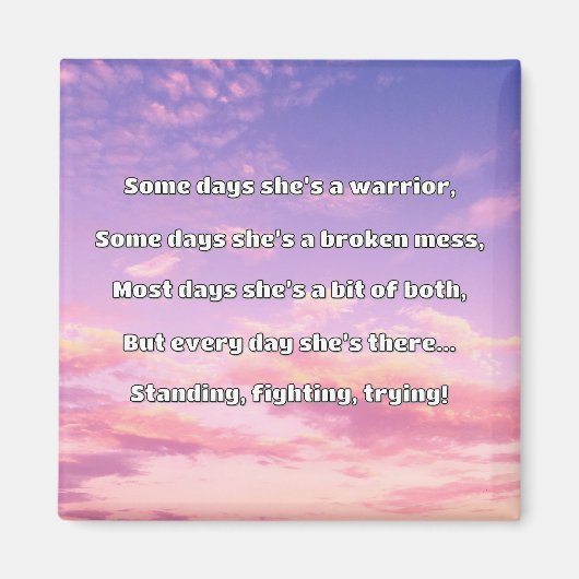 Aimant Empath Strength Positive Citation Encouragement (Devant)