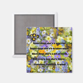 Aimant Empath Strength Positive Citation Encouragement (Recto/Verso)