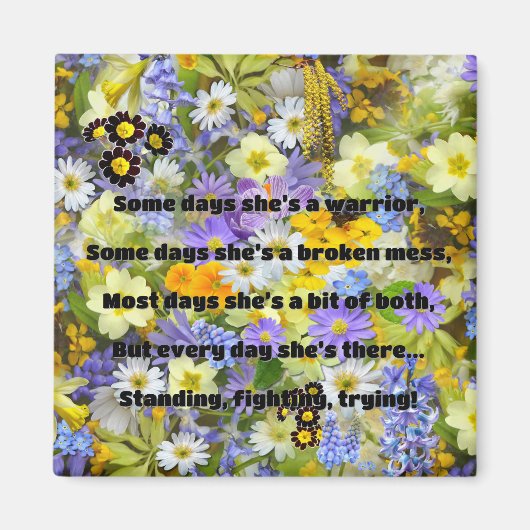 Aimant Empath Strength Positive Citation Encouragement (Devant)