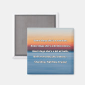 Aimant Empath Strength Positive Citation Encouragement (Recto/Verso)