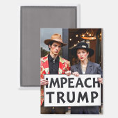 Aimant Empêcher Trump (Recto/Verso)